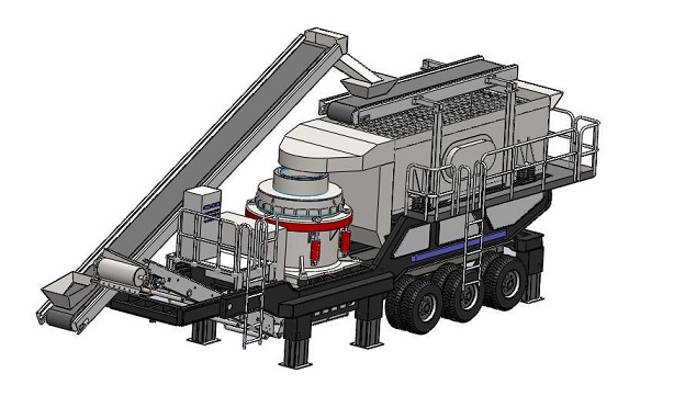 圓錐式移動破碎機工作原理