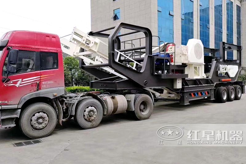 車載建筑垃圾粉碎機發貨